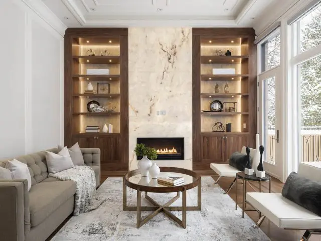 Detailed interior in an Odima Construction Silver Hills custom home