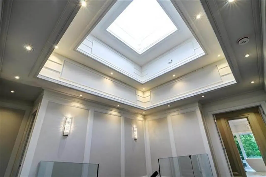 Detailed ceiling and interior finishes in an Odima custom home